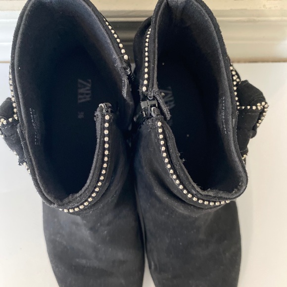 Black ankle booties girls - Picture 5 of 9